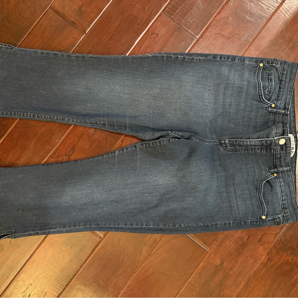 Code Bleu Dark Blue Chelsea Capri Jeans